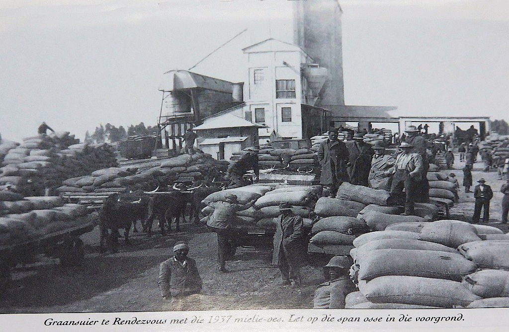Viljoenskroon old silos in 1937